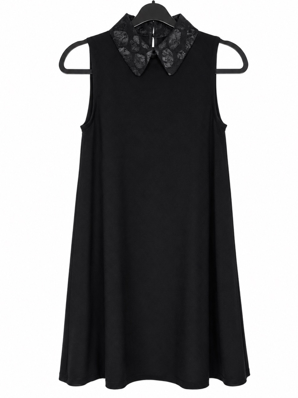 COS Collared Sleeveless Swing Dress Black XS‎